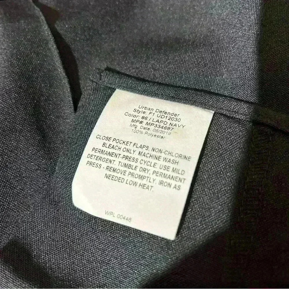 Flying Cross Women's Uniform Shirt Navy Size 40 L  Double Pocket- NWT - Picture 12 of 12